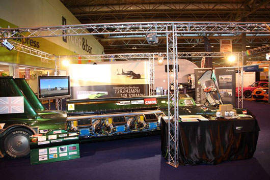 The British Steam Car at the Autosport International Show